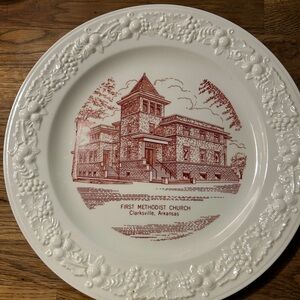 Commemorative Plate: First Methodist Church
